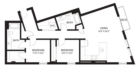 Vela Apartments E6 Floor Plan